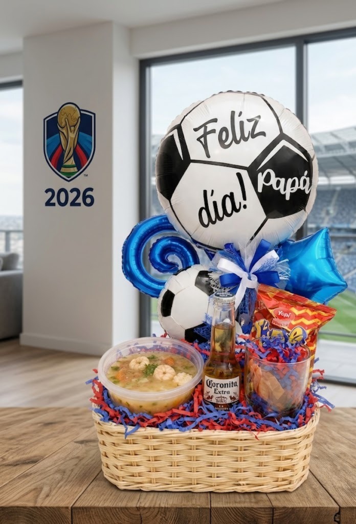 Desayuno sorpresa día del padre con seviche de camarón en Guayaquil - Floreria DIFIORI Guayaquil