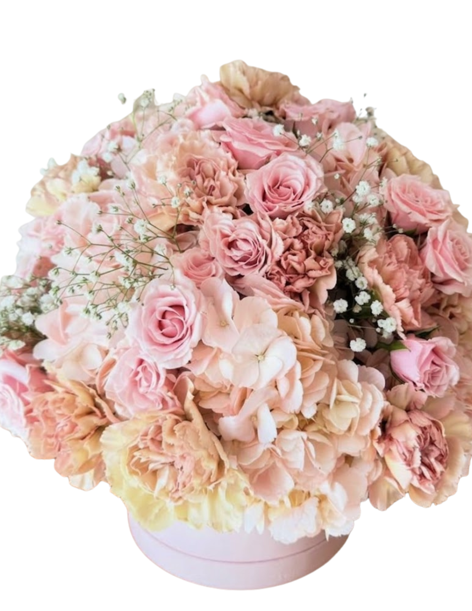 Ramo de Rosas y Hortensias | Guayaquil - Floreria DIFIORI Guayaquil