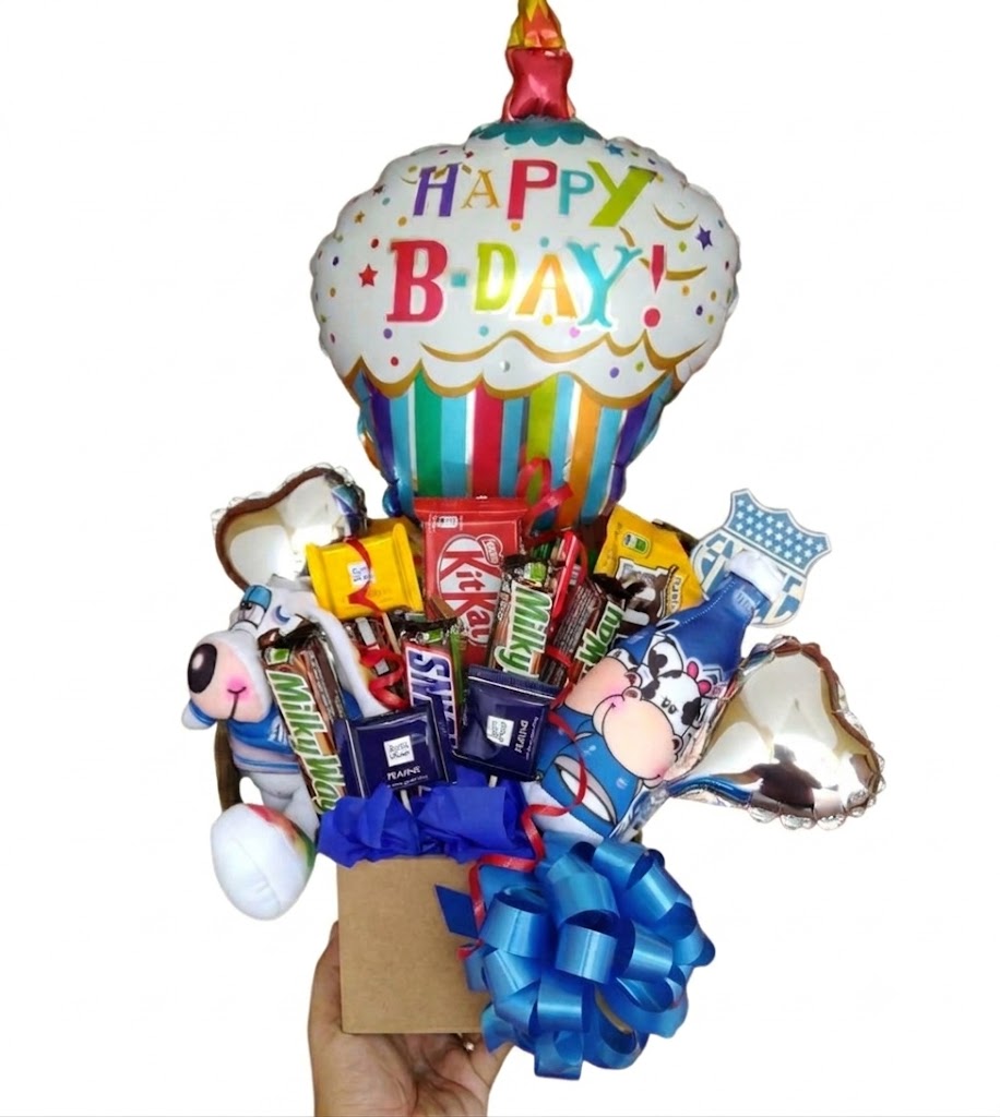 Arreglo con Chocolates y Globos | Guayaquil - Floreria DIFIORI Guayaquil