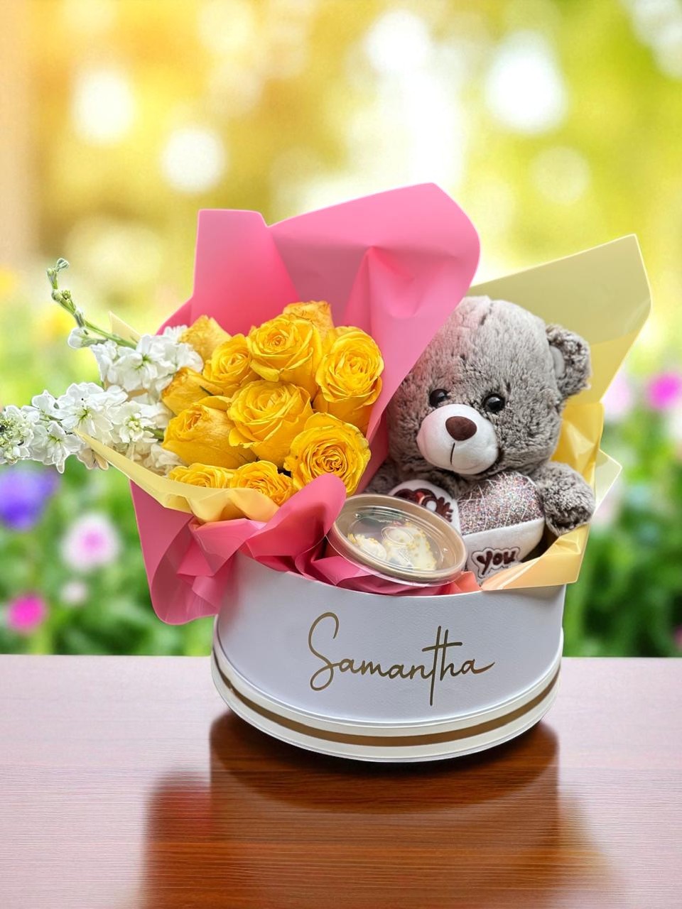 Flores para Nacimiento con Peluche | Guayaquil - Floreria DIFIORI Guayaquil