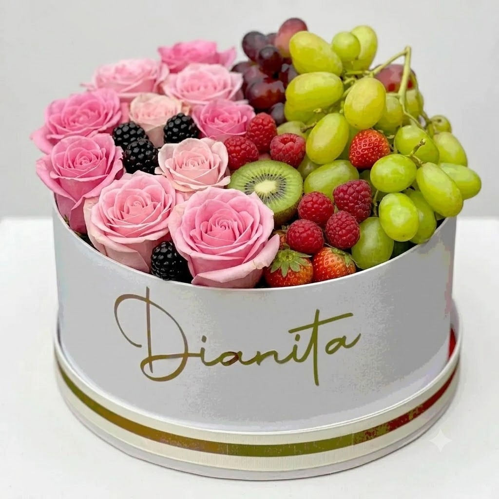 Rosas con Frutas para Mejórate Pronto en Guayaquil - Floreria DIFIORI Guayaquil