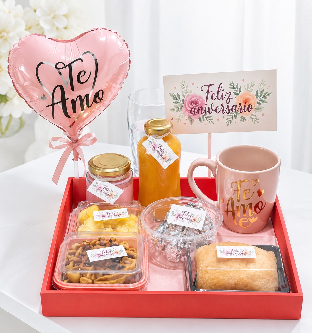 Desayuno Sorpresa para Aniversario con Bolón en Guayaquil - Floreria DIFIORI Guayaquil