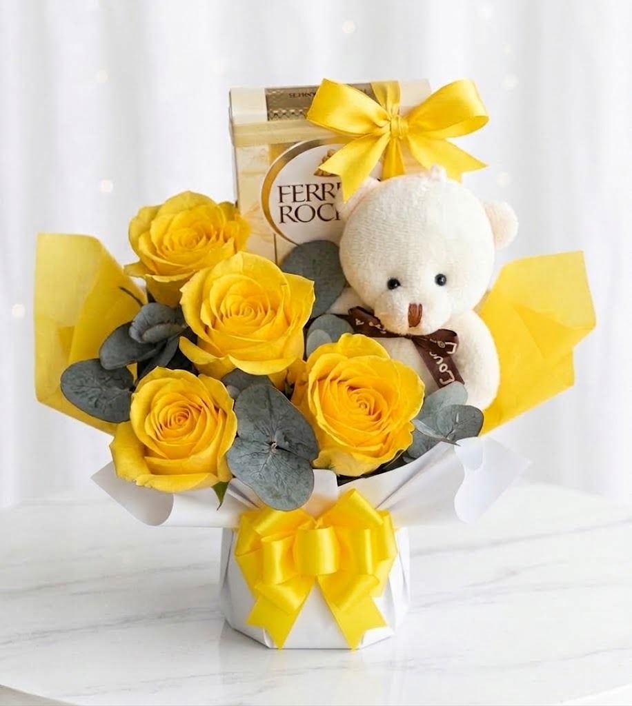 Flores amarillas para el 21 de septiembre en Guayaquil a domicilio - Floreria DIFIORI Guayaquil