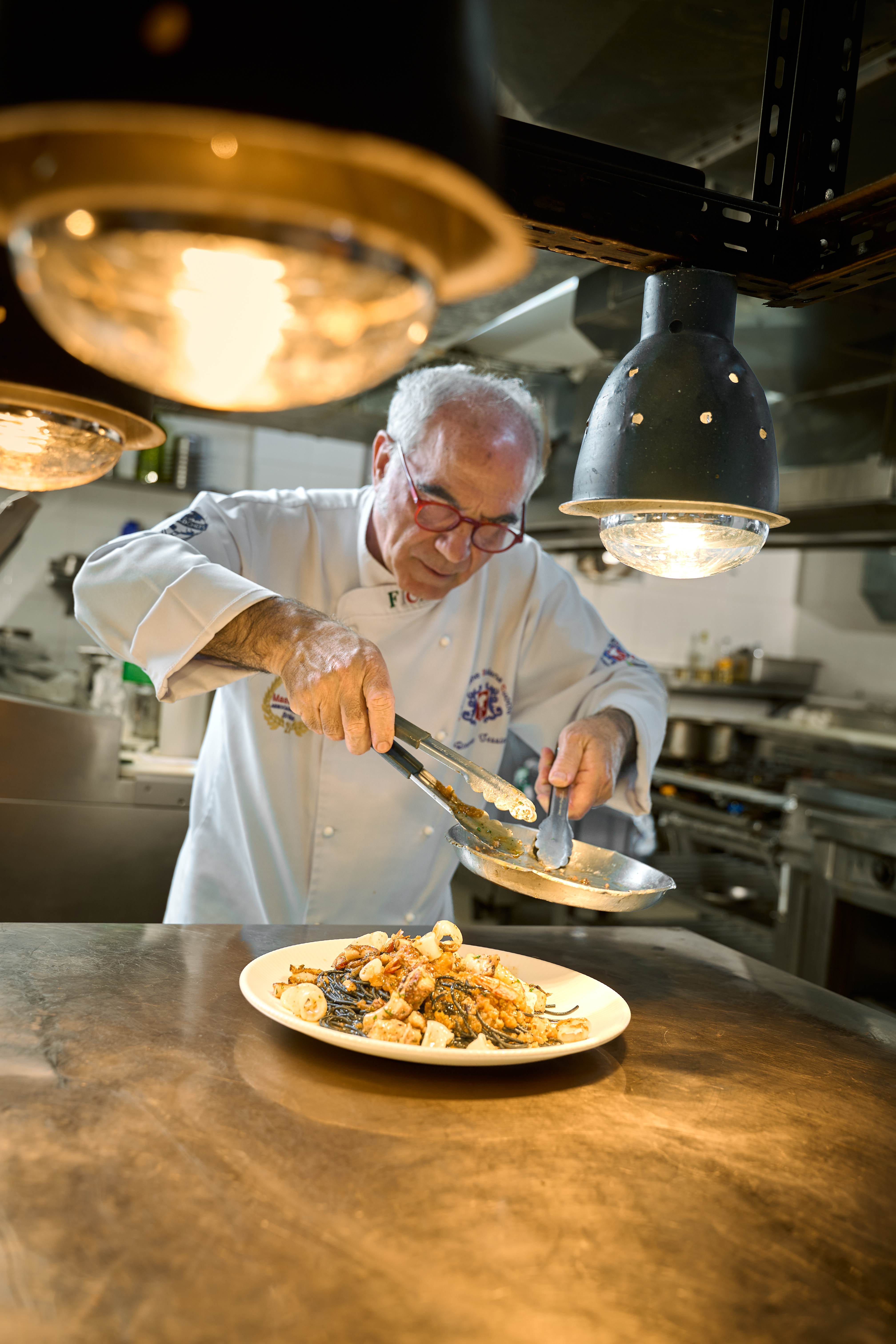 Chef Rosario na cozinha