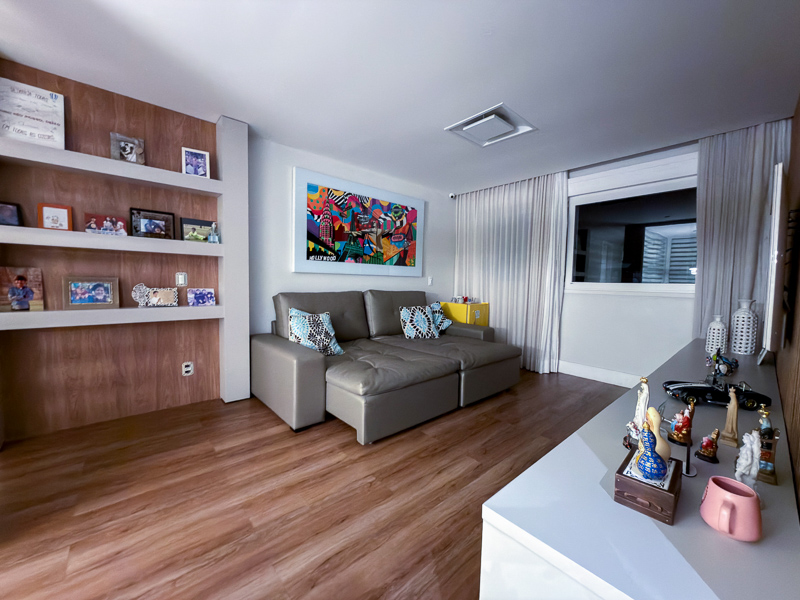 Sala de TV íntima
