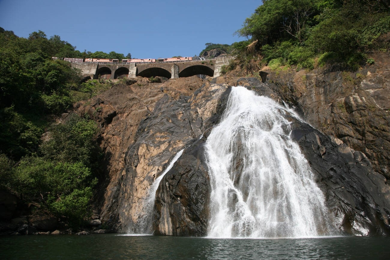 Dudhsagar Waterfalls in South Goa