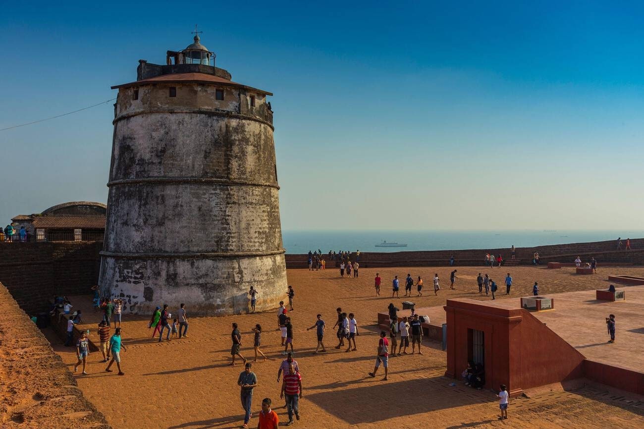 Fort Aguada in goa 