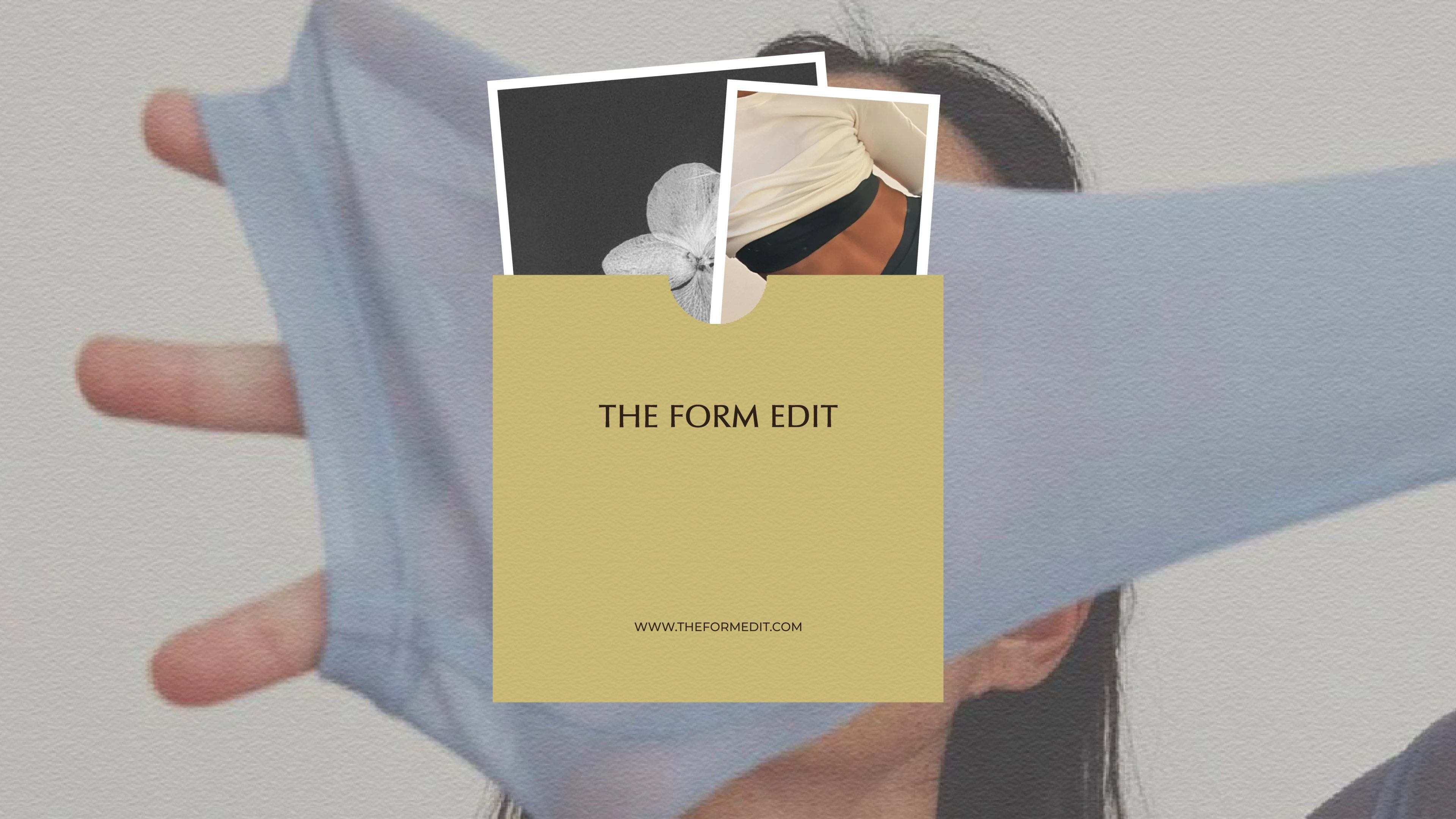 THE FORM EDIT — Branding & Identidad visual para estudio de pilates basado en Dubai.