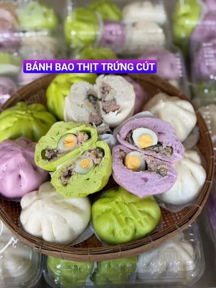 Bánh bao Thập cẩm thịt trứng cút mini x10