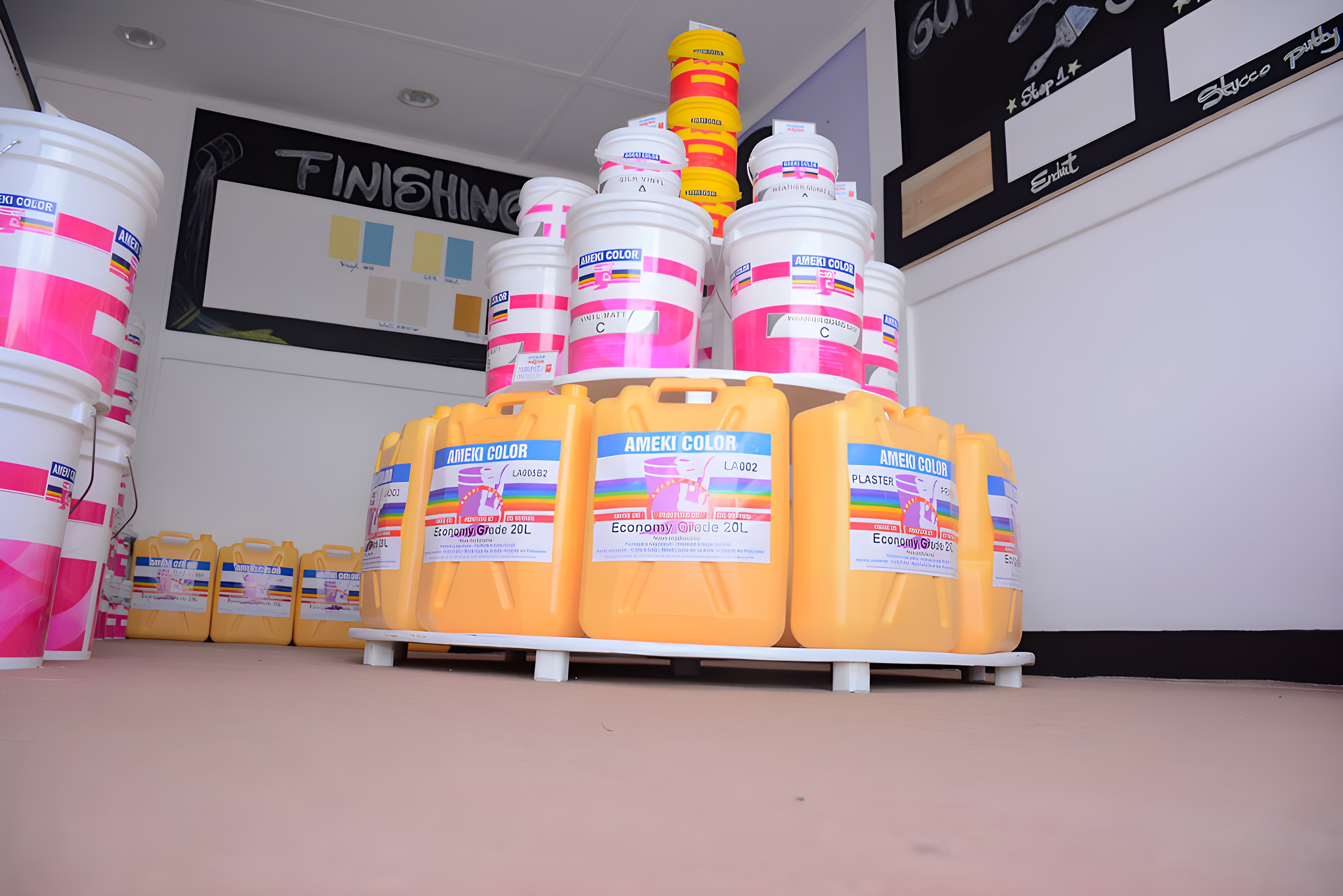 Amekicolor Paint Production