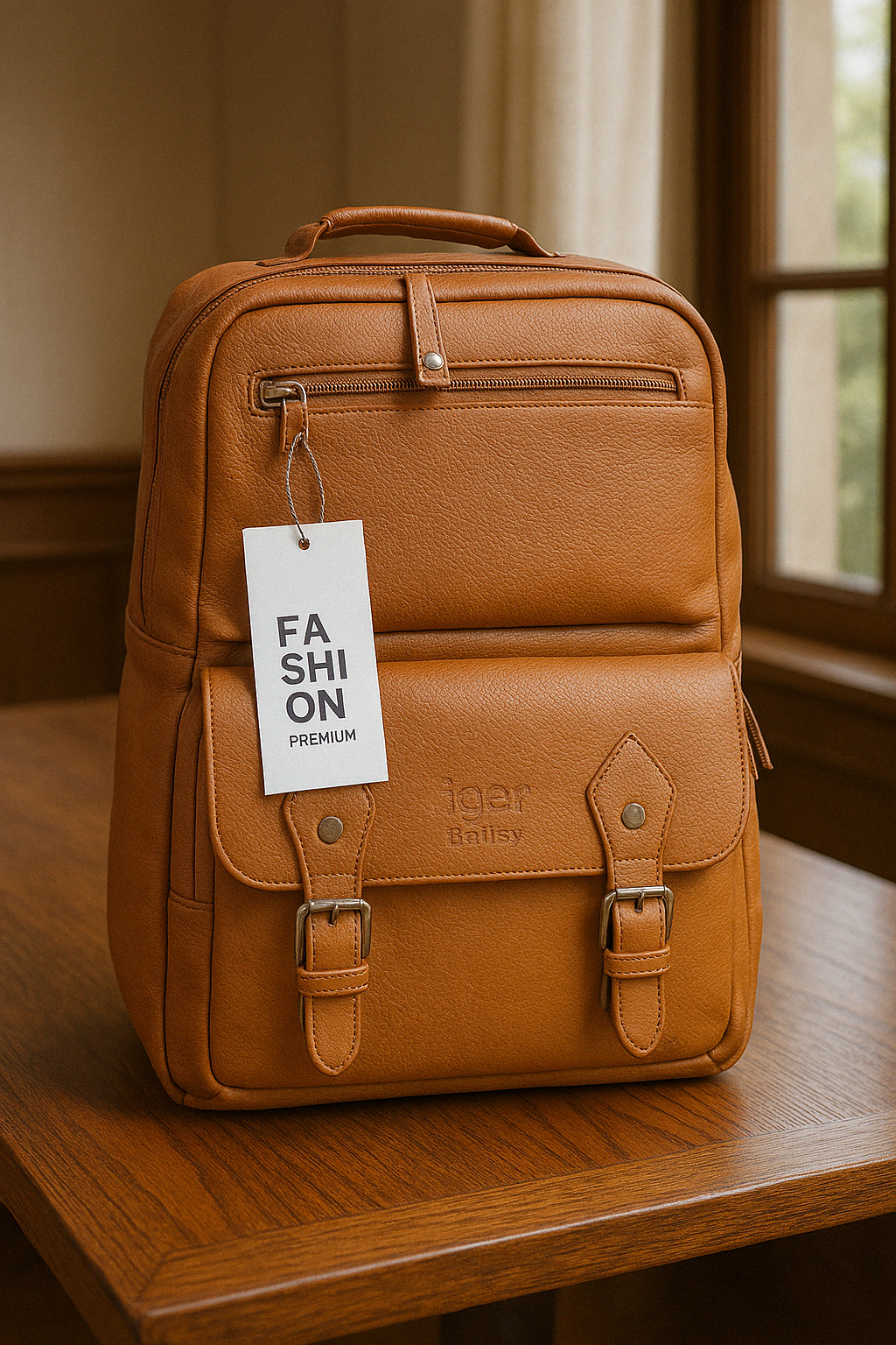 CandidCarryQ Classic Daypack – Camel Luxe