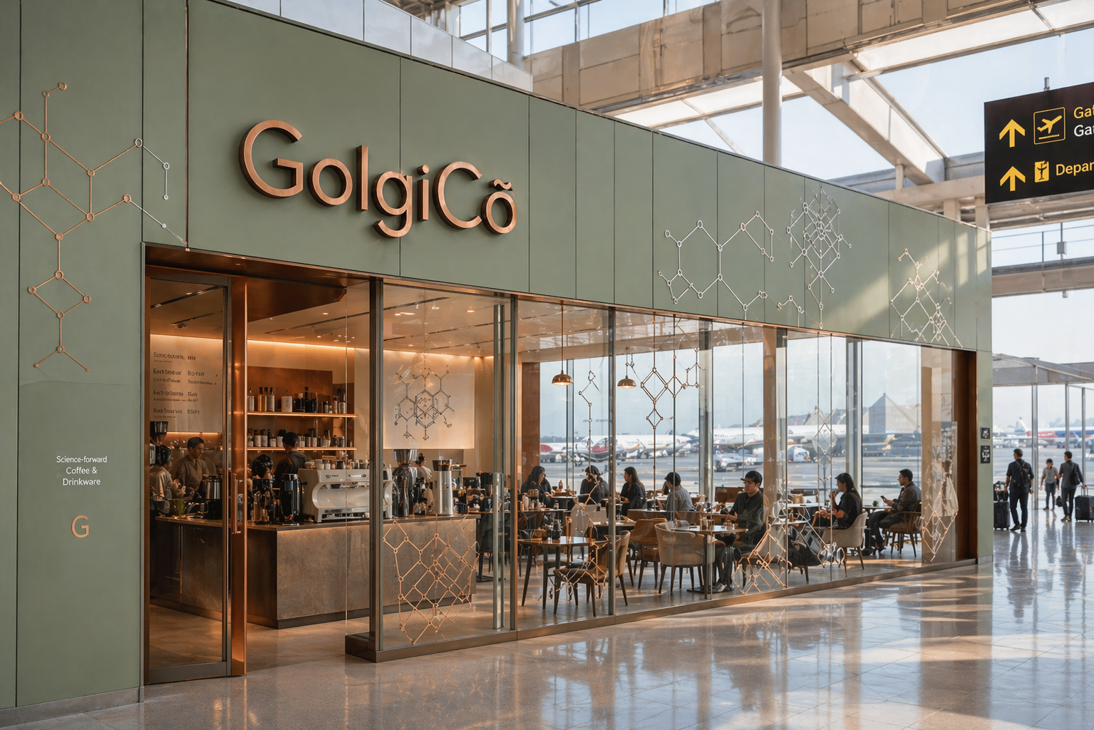 GolgiCõ at the Airport