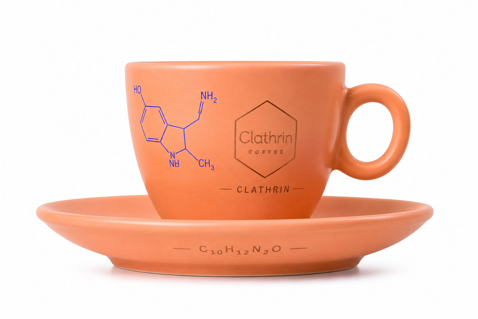 Peach Coral Espresso Cup