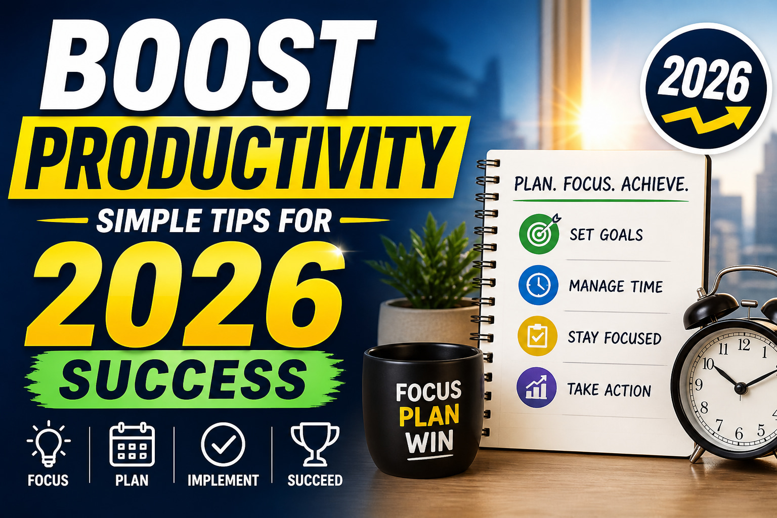 Boost Productivity: Simple Tips for 2026 Success