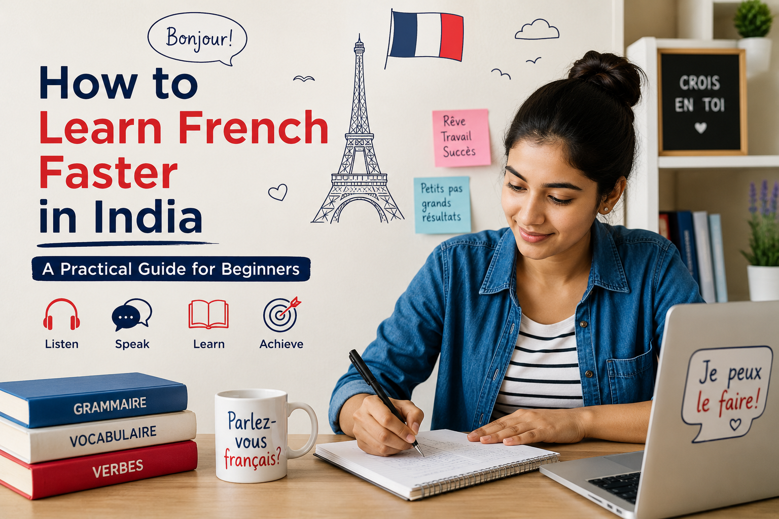 How to Learn French Faster in India: A Practical Guide for Beginners