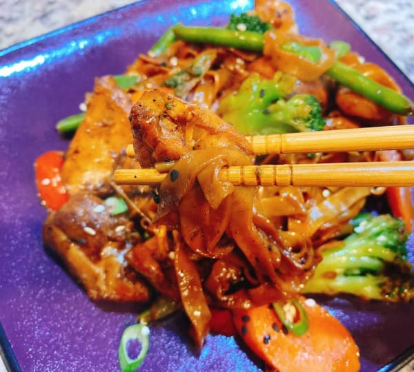 Chicken Teriyaki and Noodles