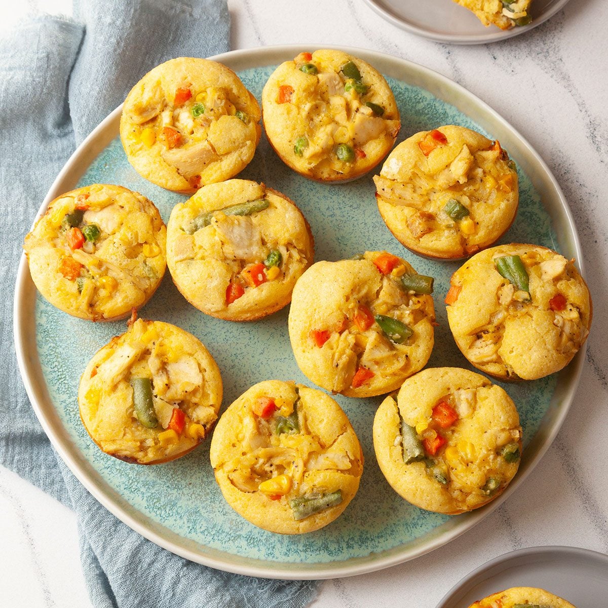 Chicken Pot Pie Muffins