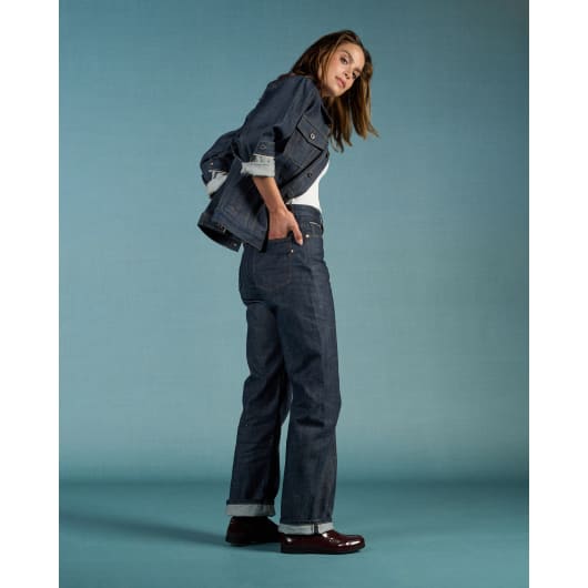 Izabella Loose Straight Dry Selvedge