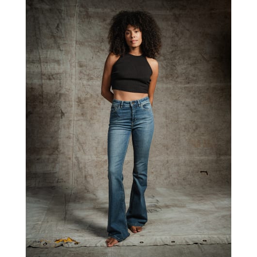 Lisette Flare Super Aged Blue