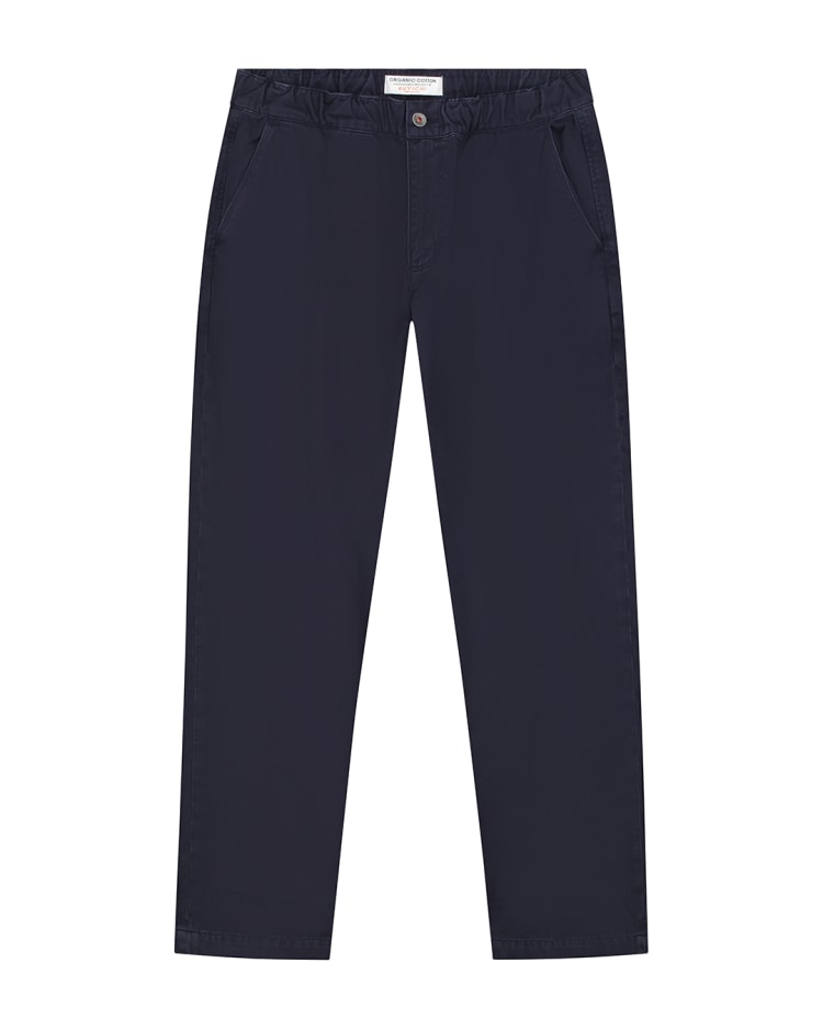 ᐅ Buy KUYICHI Tyler men's elastic waist pants dark navy ᐅ Buy KUYICHI Tyler men's elastic waist pants dark navy