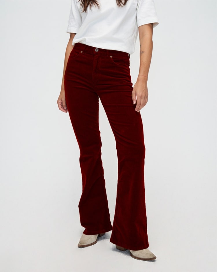 ᐅ Buy KUYICHI Lisette women's corduroy flare pants