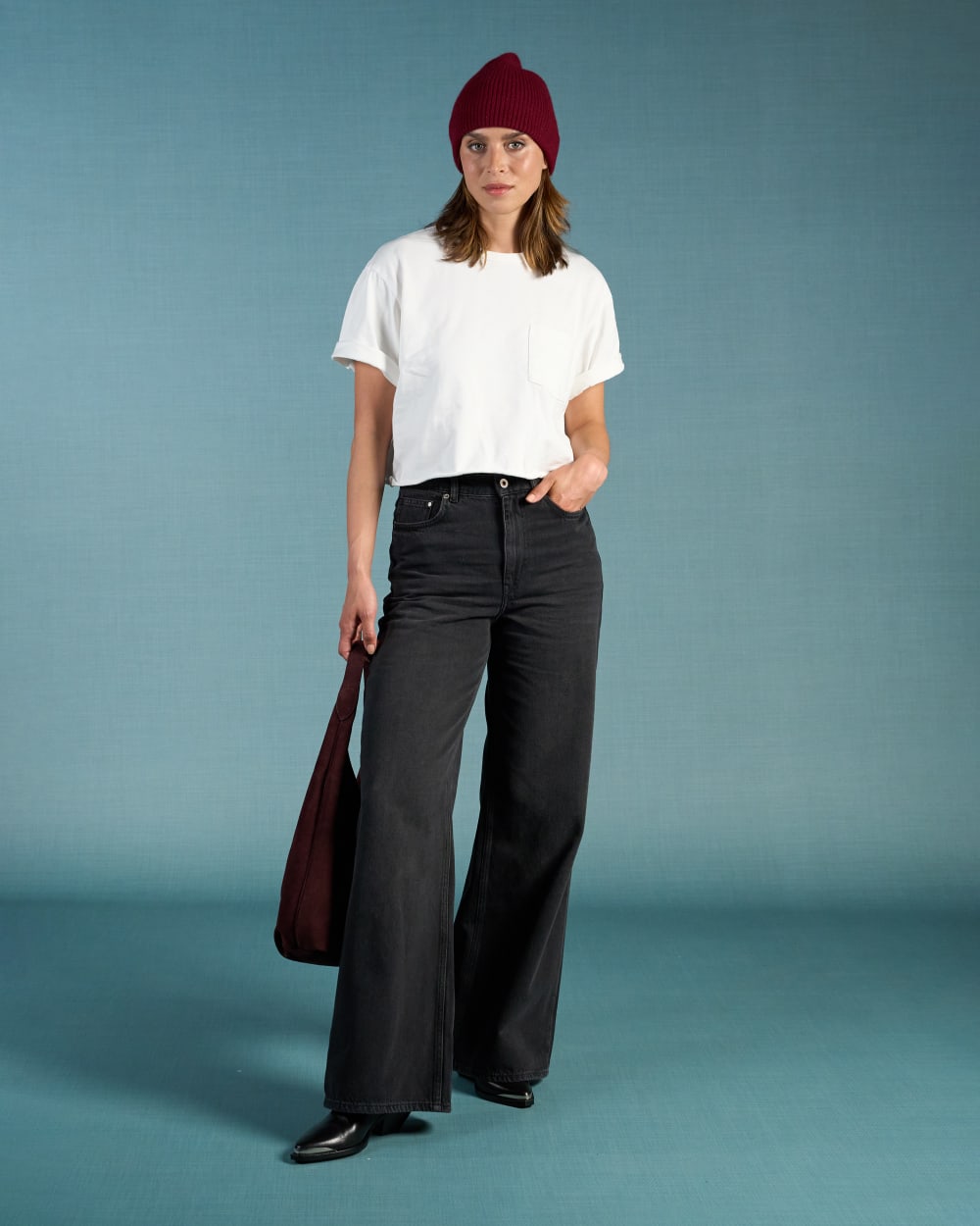 Harper Loose Flare Smoky Noir Harper Loose Flare Smoky Noir