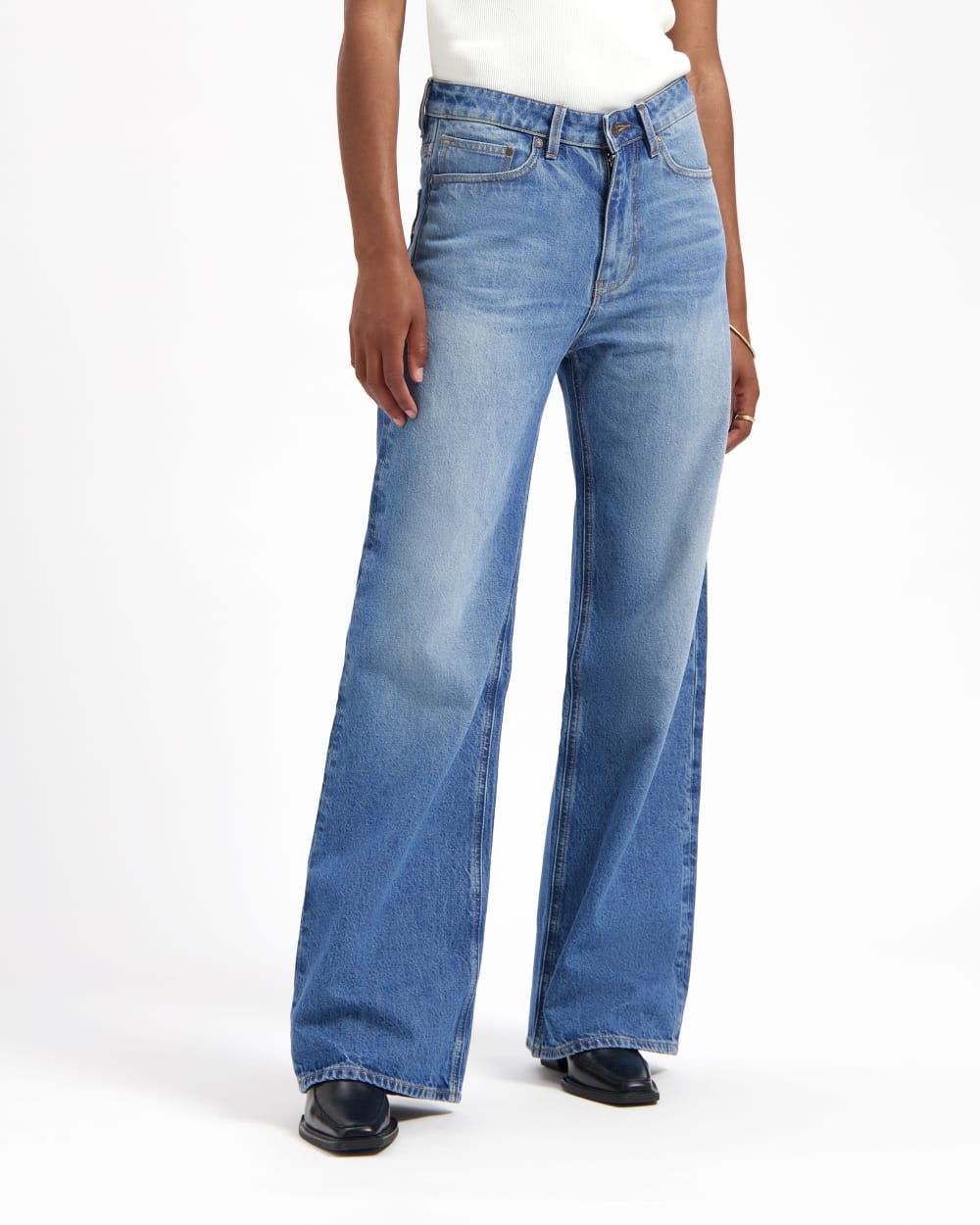 Harper Loose Flare Rosebowl Blue