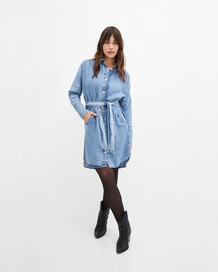 Mara Denim Hemdkleid