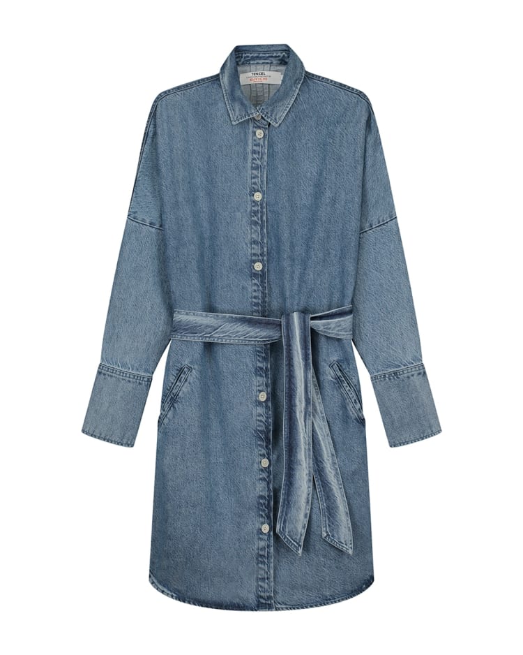 Tommy Hilfiger denim spijkerjurk medium blue denim
