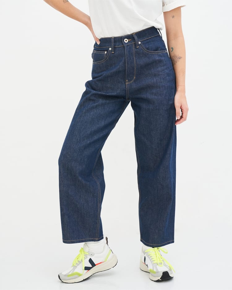 Bobbie Barrel Jeans Dry Denim