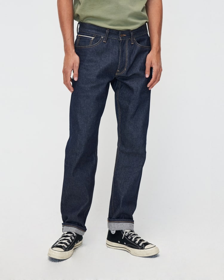 Scott Regular Orange Selvedge Recycled Dry