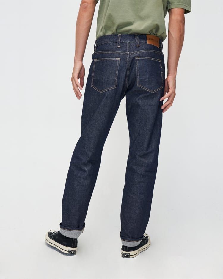 Scott Regular Orange Selvedge Recycled Dry