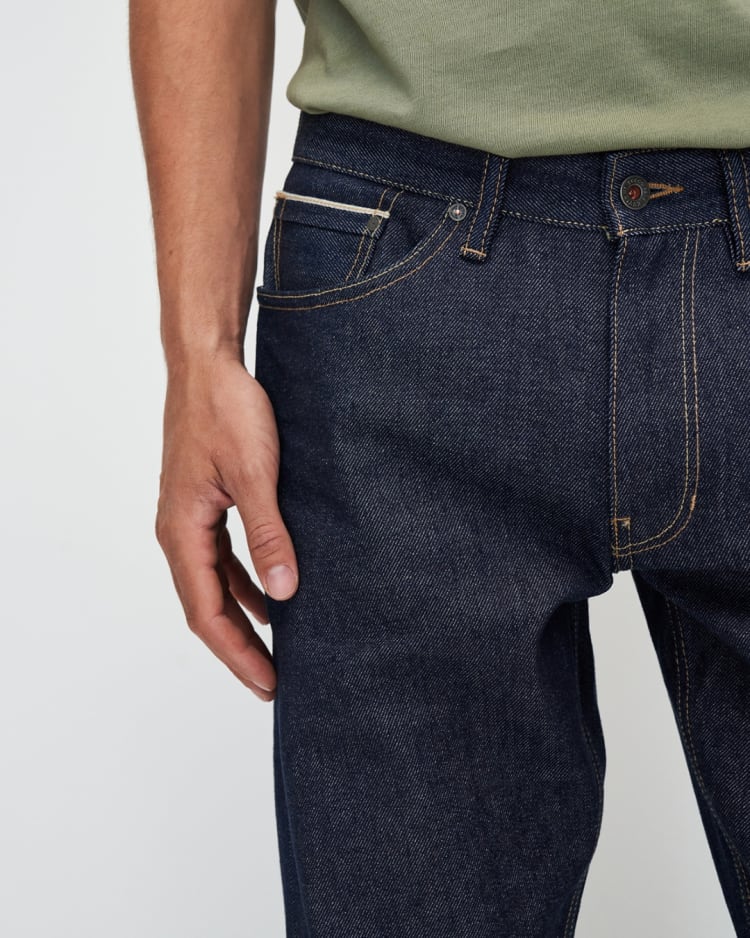 Scott Regular Orange Selvedge Recycled Dry