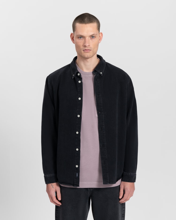 Sawyer Black Denim Shirt