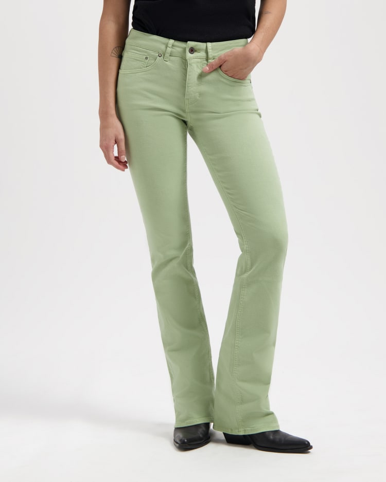 Amy Bootcut Sage green