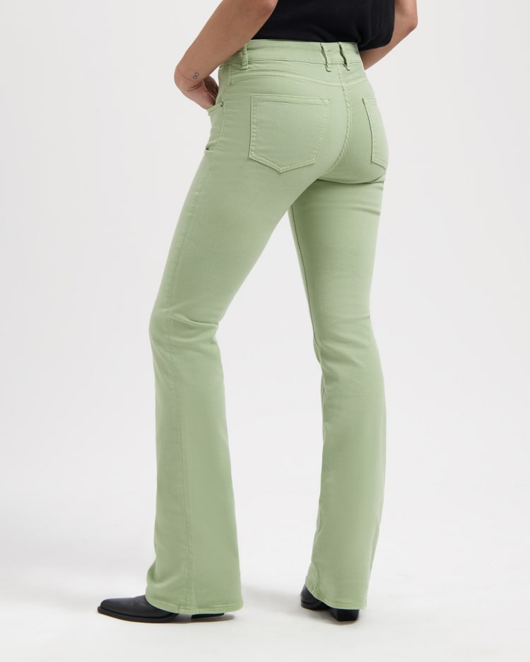 Amy Bootcut Sage green