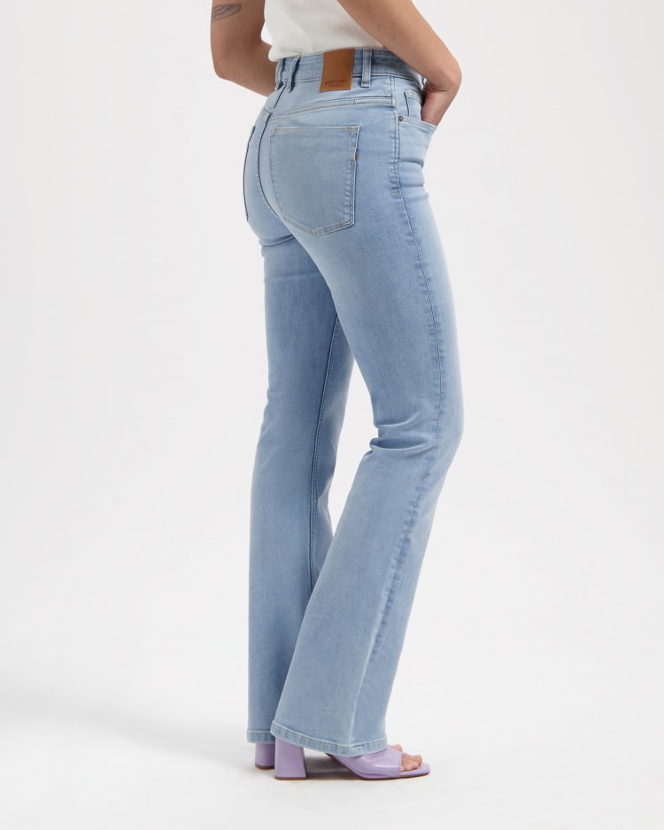 Zoe High Rise Bootcut Sky Blue