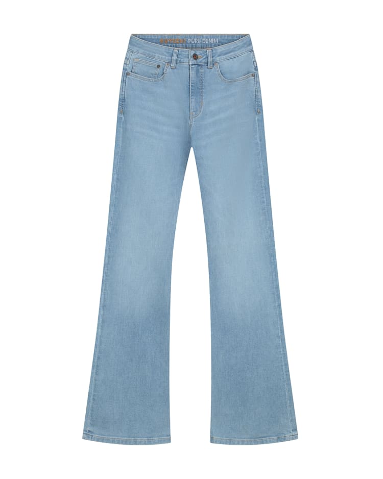 Zoe High Rise Bootcut Sky Blue