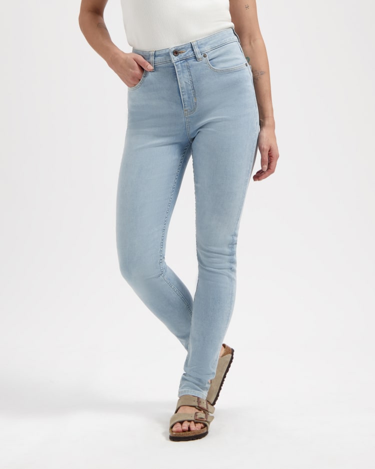 Carey High Rise Skinny Sky Blue