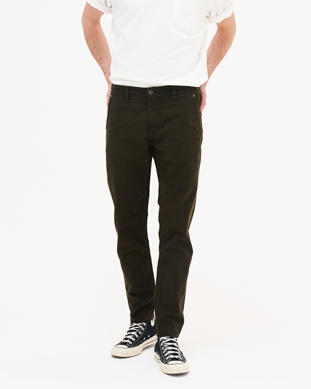 Dexter Regular Fit Chino Dunkelgrün