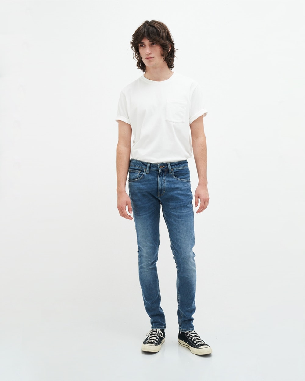 Kale Skinny Icon Blue