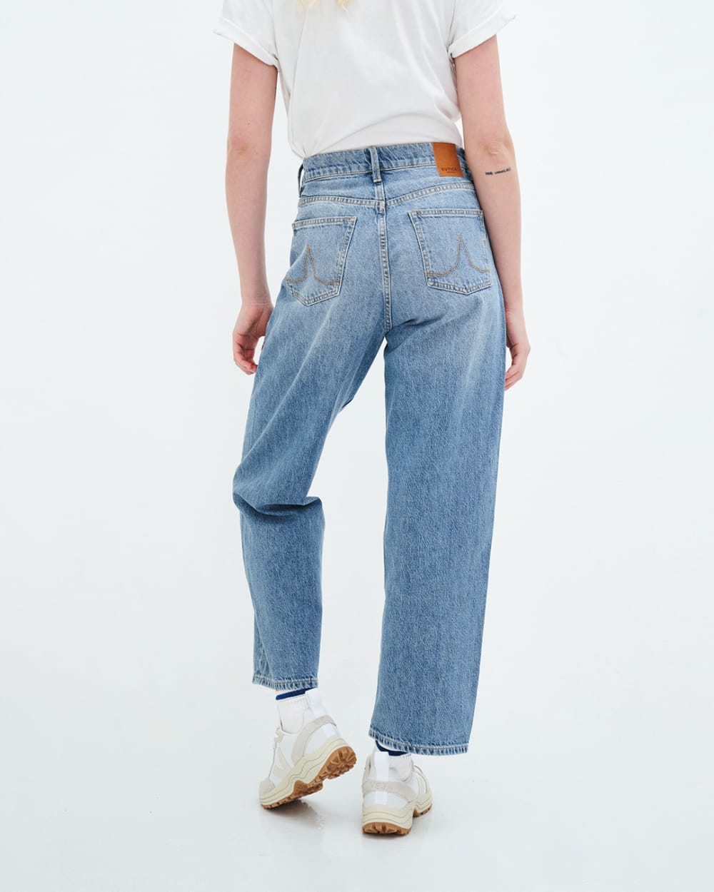 Bobbie vintage blauwe barrel jeans hennep