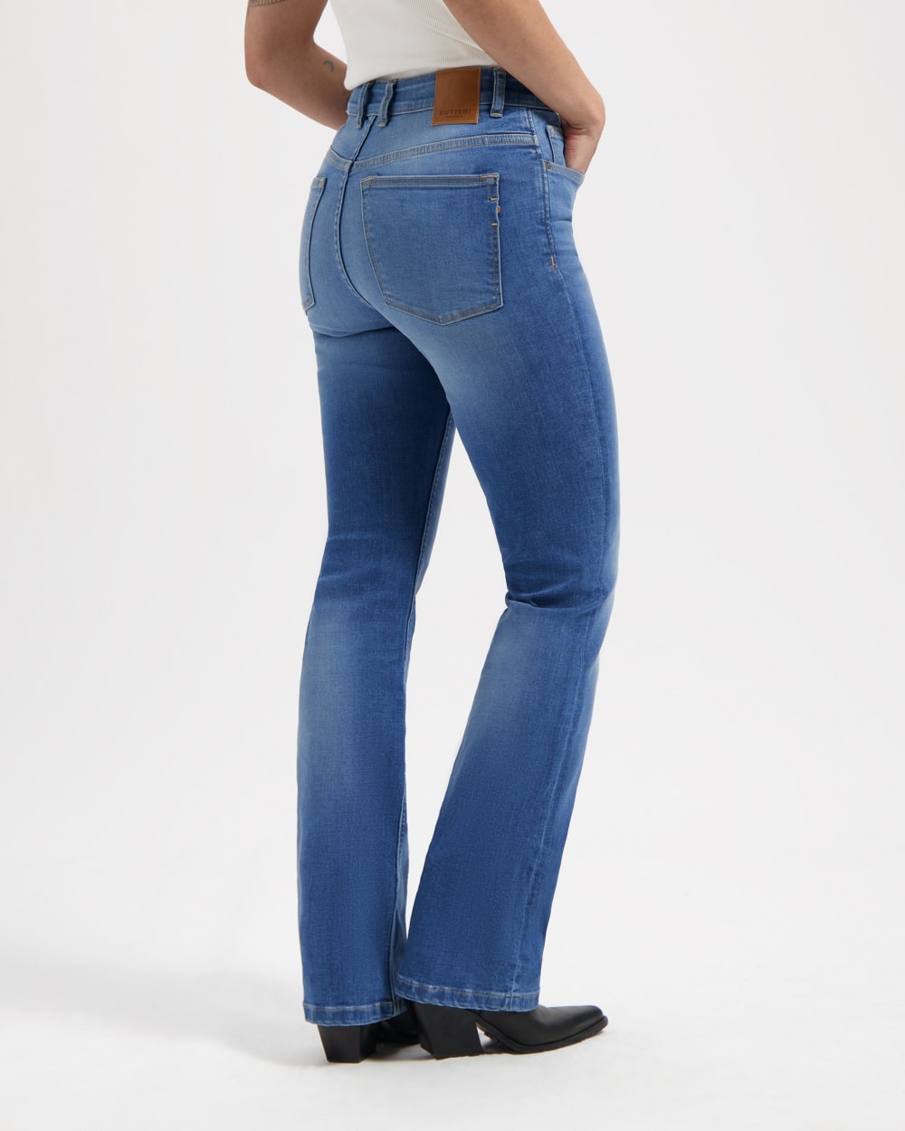 Zoe High Rise Bootcut Standard Blue