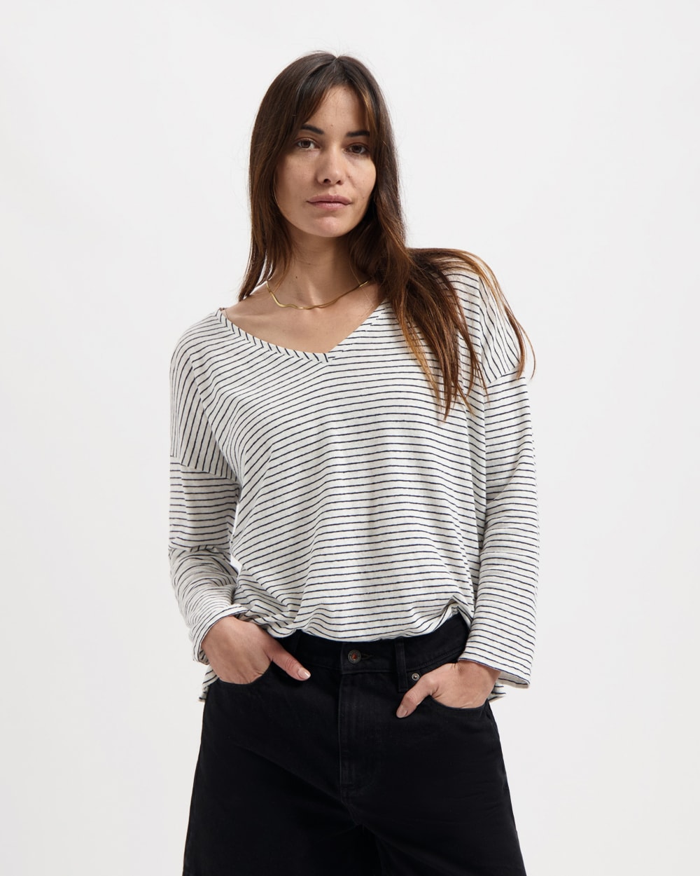 Yulia Striped Tee