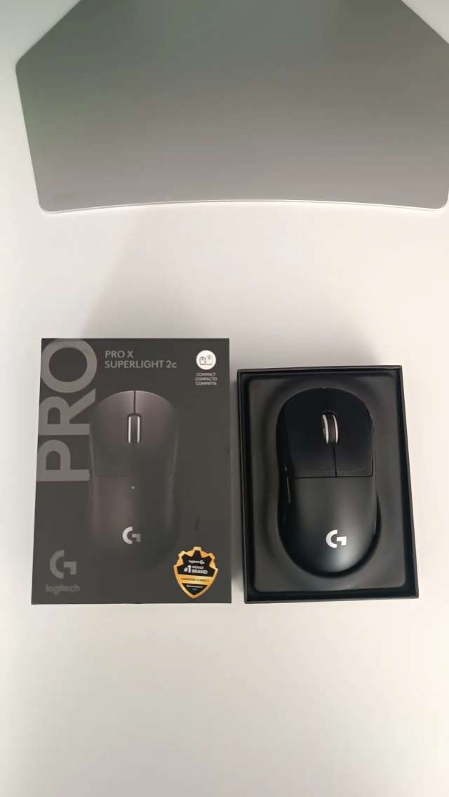 Logitech G PRO X Superlight 2C Siyah Optik Kablosuz Oyuncu Mouse — görsel 2/2