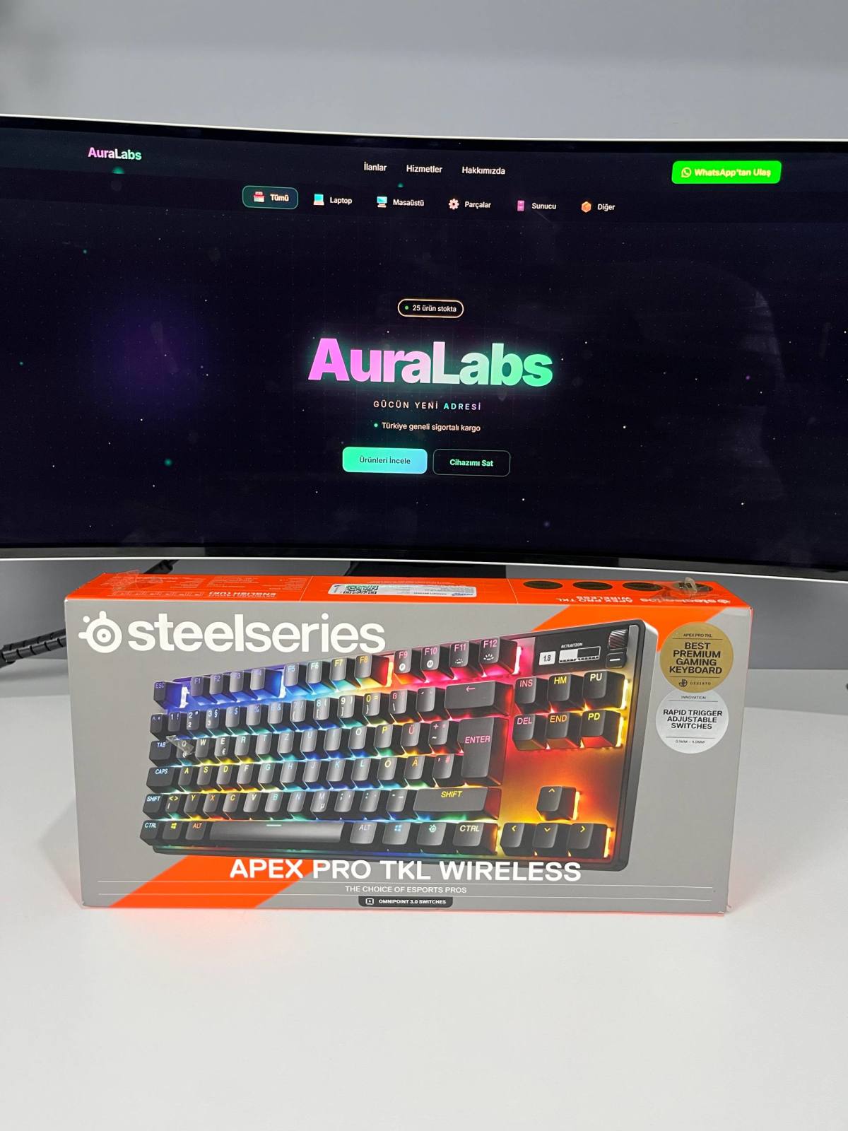 SteelSeries Apex Pro TKL RGB Klavye — görsel 1/1