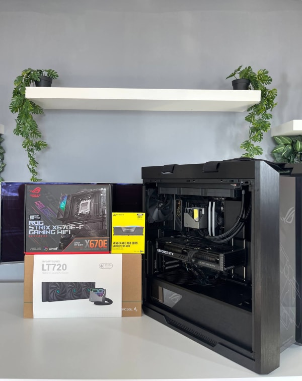 Asus Rog Hazır Sistem - 7800x3D - 4070Tİ