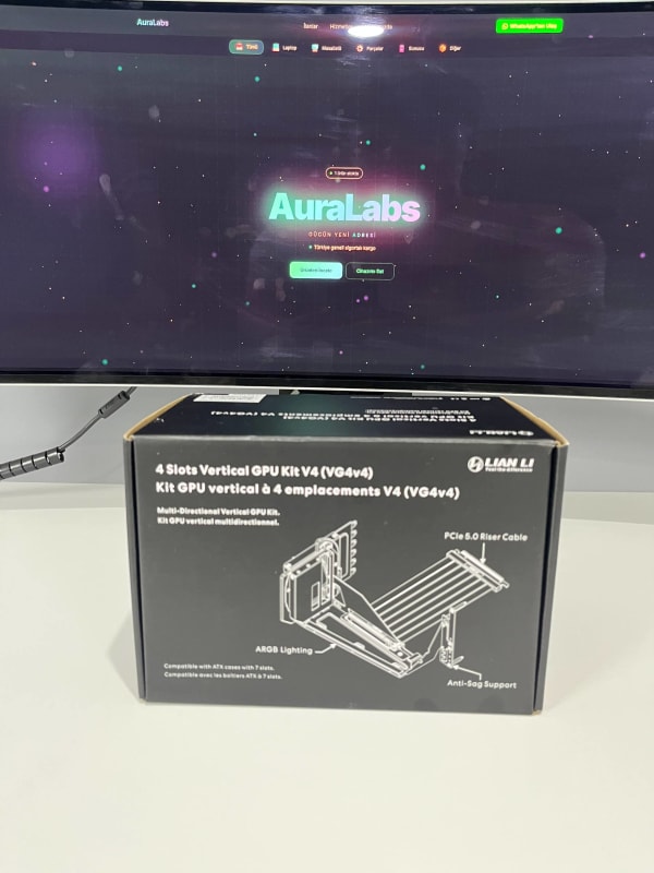 Lian Li Evrensel Dikey Siyah GPU Kiti (G89.VG4-5-V4X.00)