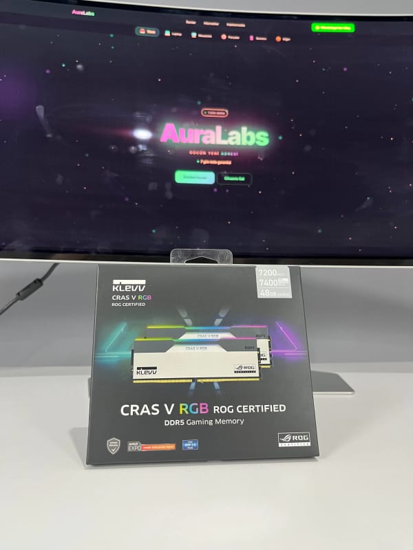 KLEVV Cras V RGB ROG 48 GB (2x24) 7200 MHz CL34 DDR5 Ram