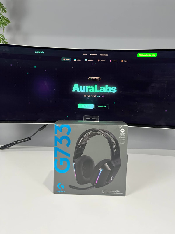 Logitech G733 Lightspeed Siyah RGB 7.1 Kablosuz Kulak Üstü Oyuncu Kulaklığı